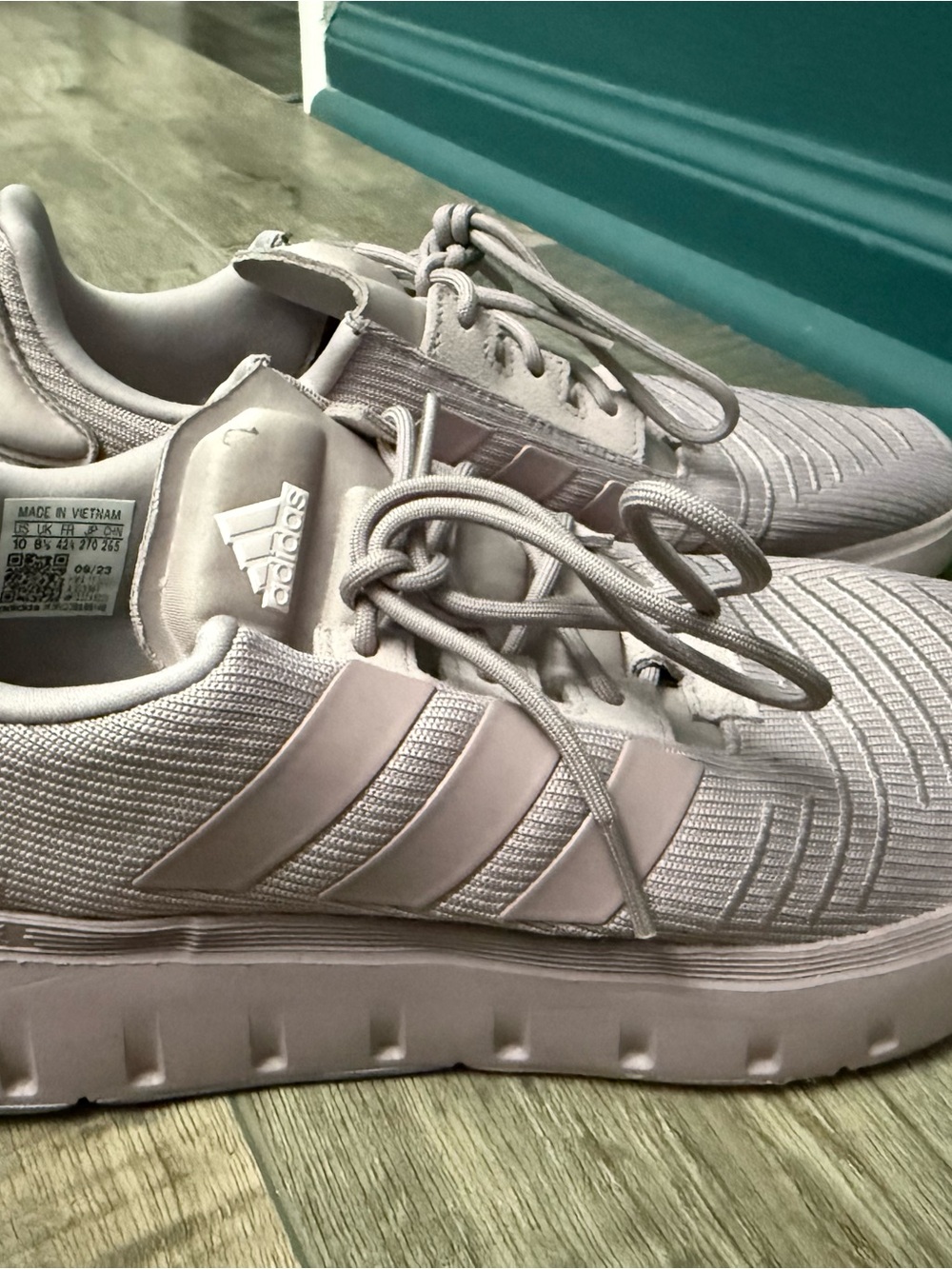 Adidas Women’s Lightweight Lace-Up Sneakers in Light Purple